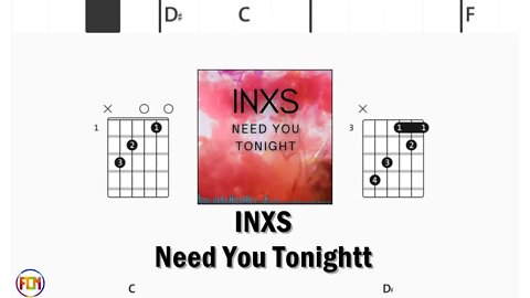 INXS Need You Tonight - Guitar Chords & Lyrics HD