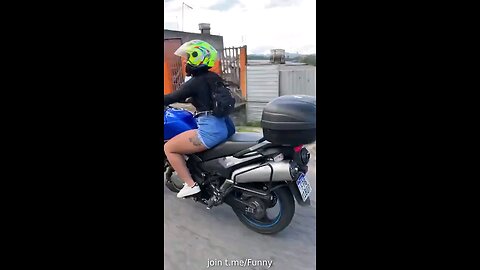 beautiful girl riding bike