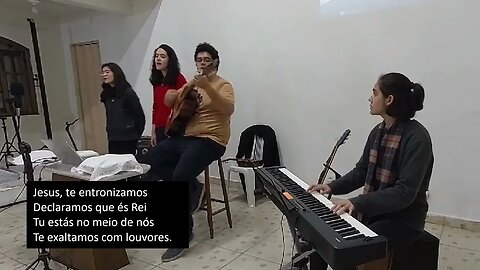 Jesus, te entronizamos - louvor