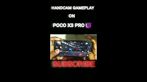 HANDCAM GAMEPLAY ON POCOX3 PRO