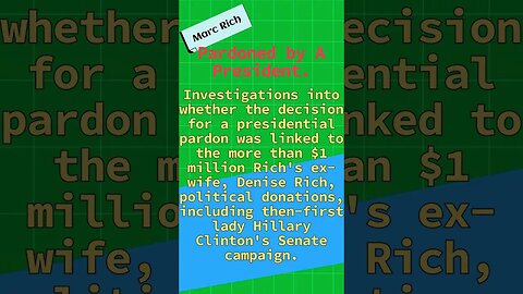 When A President Pardoned a Billionaire Who Was on the Run, and Nothing Happened.