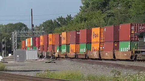 Norfolk Southern Intermodal Train Power from Berea, Ohio September 2, 2023