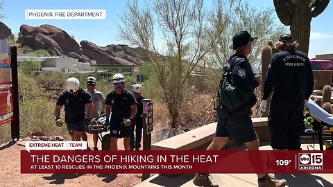 City of Phoenix trails close more in July than all of last summer due to excessive heat