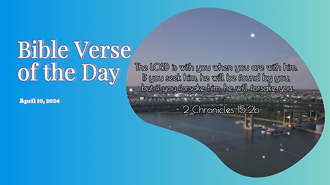 Bible Verse of the Day: April 10, 2024