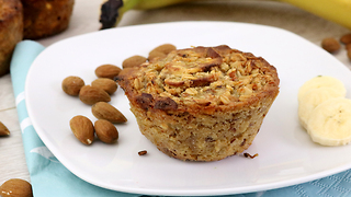 Banana almond cupcake recipe