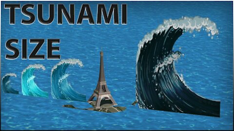 TSUNAMI Height Comparison | 3D