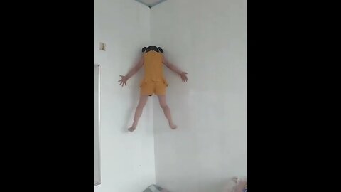 This girl watched too much Spiderman