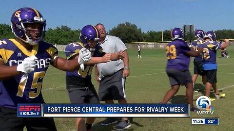 Fort Pierce Central gets ready to take on their rivals, Fort Pierce Westwood