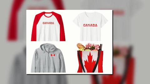 CANADA T-SHIRT. I LOVE YOU CANADA/SAMER BRASIL (AMAZON.COM)