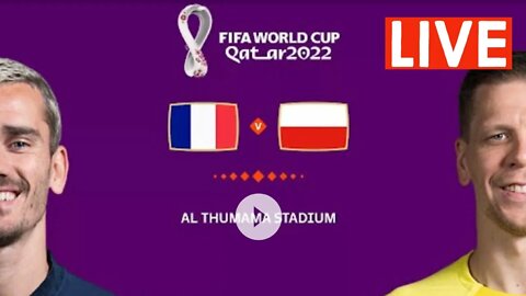 FRANCE vs POLAND | 🏆| FIFA World Cup Qatar 2022 | LIVE Watch Along & FIFA 23 Gameplay