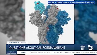 Questions about California variant