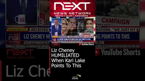 Liz Cheney HUMILIATED When Kari Lake Points To This #shorts