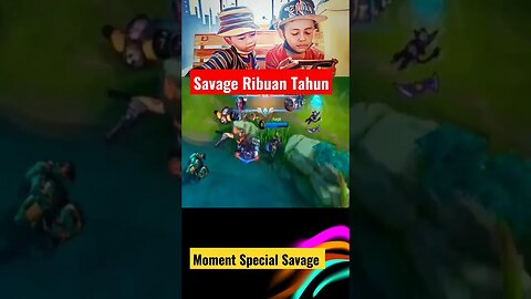 Moment Savage Ribuan Tahun 🤣😅 #mobilelegend #razimaruyama #savage #raremoments