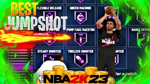 NBA2K23 Best Custom Jumpshot + Best Badges For All Builds 2K23 (NEXT GEN & CURRENT GEN)