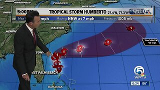 Tropical Storm Humberto update - 9/14/19