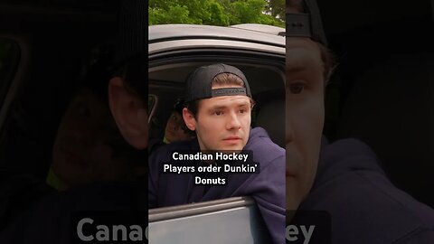 Canadian Hockey Players Order Dunkin’ Donuts #shorts #comedy #hockey