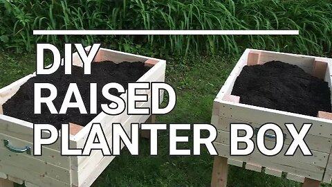 DIY Rollable Planter Box for Veggie Garden and Flowers