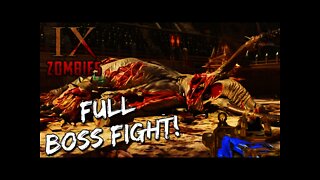 IX ZOMBIES EASTER EGG FULL BOSS FIGHT! (Black Ops 4 Zombies)