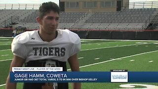 FNL Player of the Week: Gage Hamm, Coweta