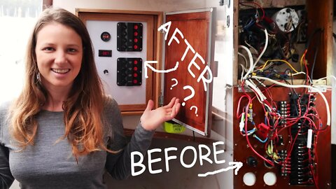 A Total Rebuild for Our Sailboat's Switchboard - Free Range Sailing Ep 149