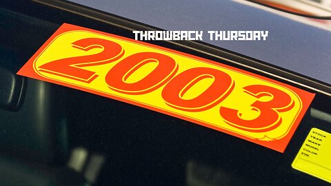 Thursday Throwback Quiz 2003