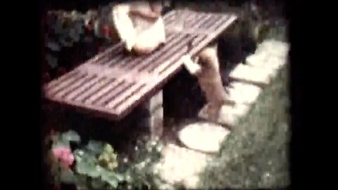 8mm Home Movie | Our First Puppy, Jackie, circa 1973