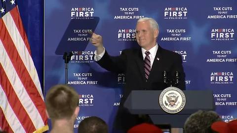 Vice President Pence asks crowd to 'pray for America'