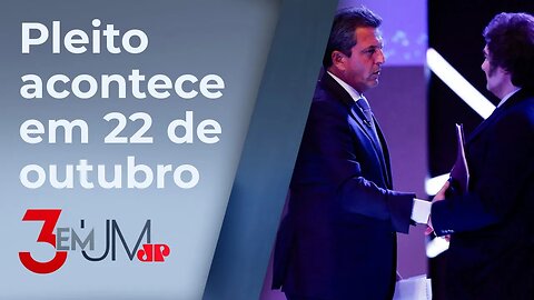 Como se saíram Javier Milei e Sergio Massa no primeiro debate presidencial na Argentina?