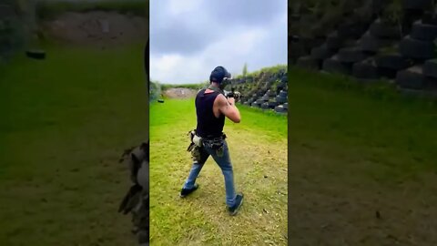 Close Quarters Battle Footwork & Weapons Manipulation Demo - Military-LEO Training #cqb #shorts