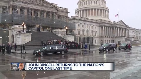 Congress members hold impromptu service for John Dingell