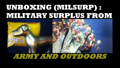 UNBOXING [86] : Army and Outdoors. German Army Parka Liner, Swiss Alpenflage Coveralls, Beret Badges