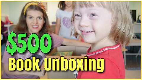 *HUGE* SUMMER BOOK HAUL & UNBOXING || Preschool Usborne Books & Special Needs Homeschooling