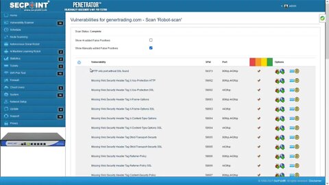 SecPoint Penetrator Multiple Ports Reporting