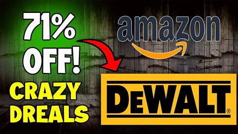 AMAZON Has INSANE CRAZY PRICE DROPS ON DEWALT TOOLS!