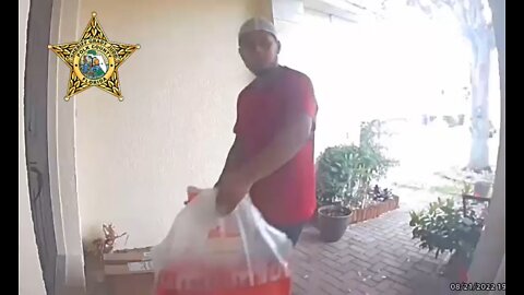 DoorDash worker caught on a Ring doorbell camera stealing an Amazon package Moises Rios Avila thief