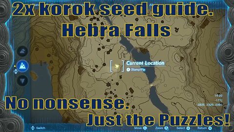 How to get 2x korok seed to partner - Hebra falls guide | Zelda TOTK