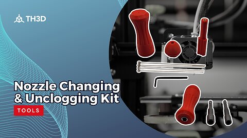 Nozzle Changing & Unclogging Kit - Must Have 3D Printing Tools