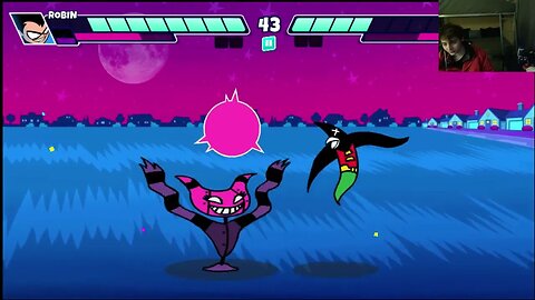 Robin VS Jinx In A Cartoon Network Teen Titans Go! Jump Jousts 2 Battle With Live Commentary