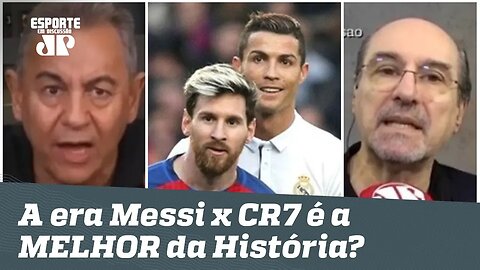 A Era Messi x Cristiano Ronaldo é a MELHOR da HISTÓRIA? Veja DEBATE!