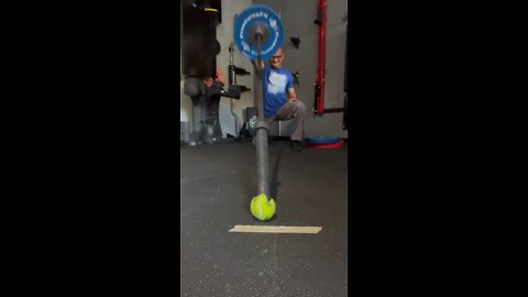 AbMat Barbell Bomb vs Tennis Ball | Landmine Wars