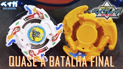 DRAGOON V2 vs BURNING KERBEROUS na arena DYNAMITE BATTLE - Beyblade ベイブレード