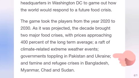 November 2015. Food Chain Reaction game about crisis between 2020-2030 (part 2, russian).