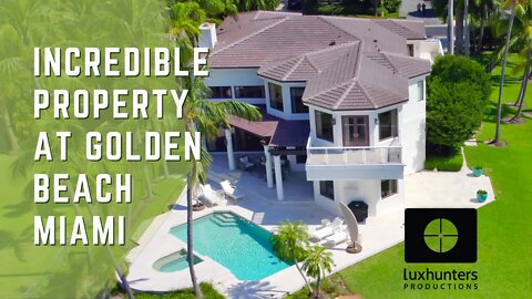 Incredible luxury property at Golden Beach, Miami, FL