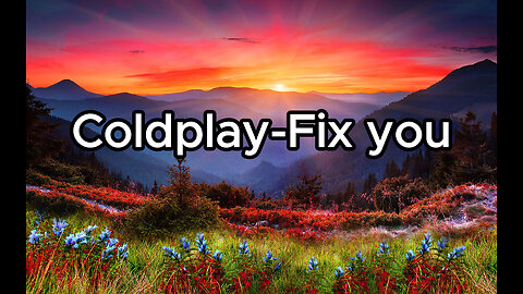 Coldplay-Fix you lyrics