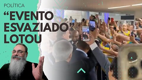 JORNAL DESESPERADO com BOLSONARO POPULAR na SEMANA de "ESCANDALO", tenta falar de "EVENTO ESVAZIADO"