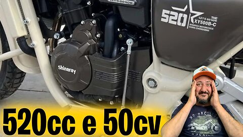 AGORA LASCOU: Shineray lança moto 520cc e 50cv