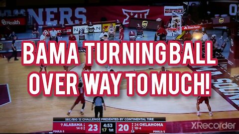 ALABAMA VS OKLAHOMA BASKETBALL