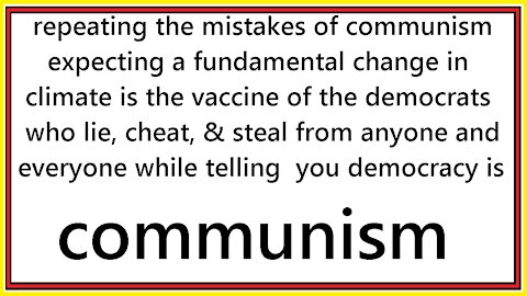 democracy is communism say the democrats