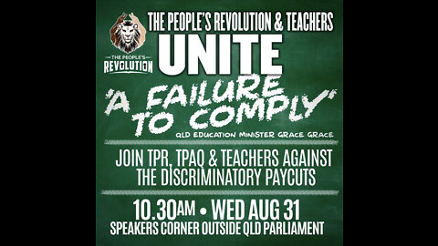 QLD Teachers need your help. Call to action! Make your voices heard.