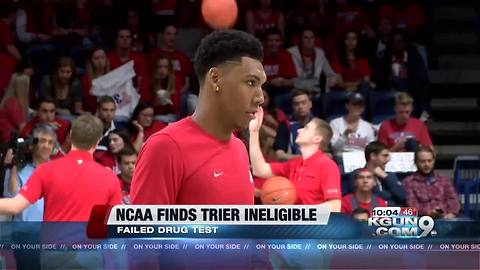 NCAA declares Arizona Wildcats Allonzo Trier ineligible after failed drug test